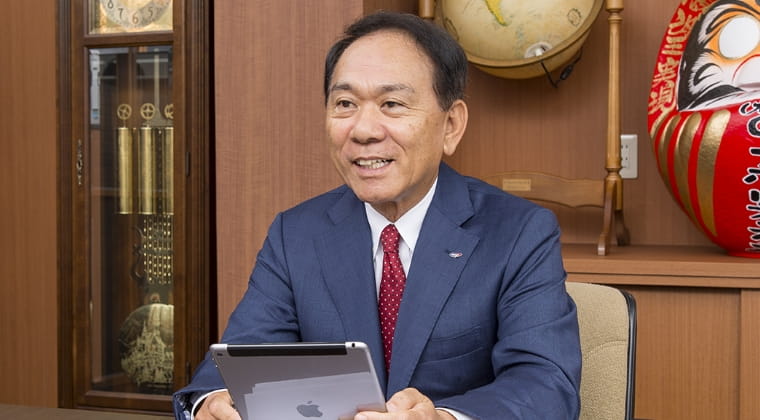 代表取締役会長兼CEO 金田達三の画像